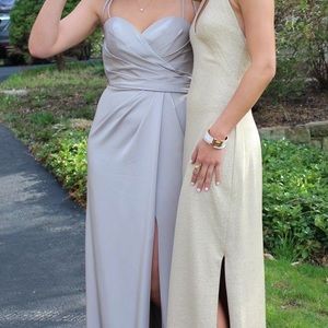 La Femme floor length dress